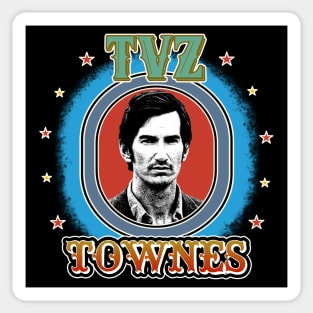 Retro Tour Style Townes Van Zandt Sticker